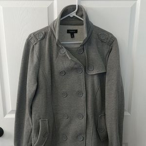 Women's Torrid Gray Double Breast Peacoat Size 0